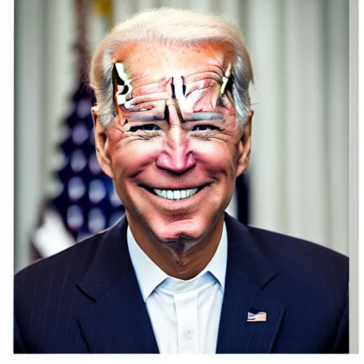 Image similar to 4 k portrait sony a 7 f 2. 8 wide angle of president joe biden as a taliban leader with a beard showering in a tropical jungle shower surrounded by secret agents