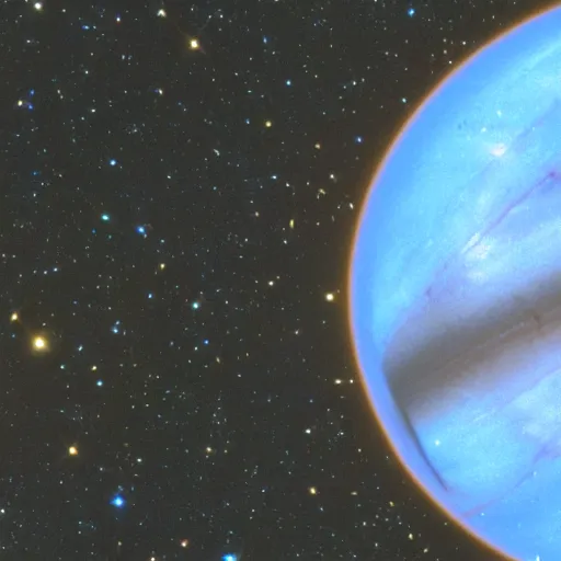 Image similar to planet lemon, photo by hubble telescope