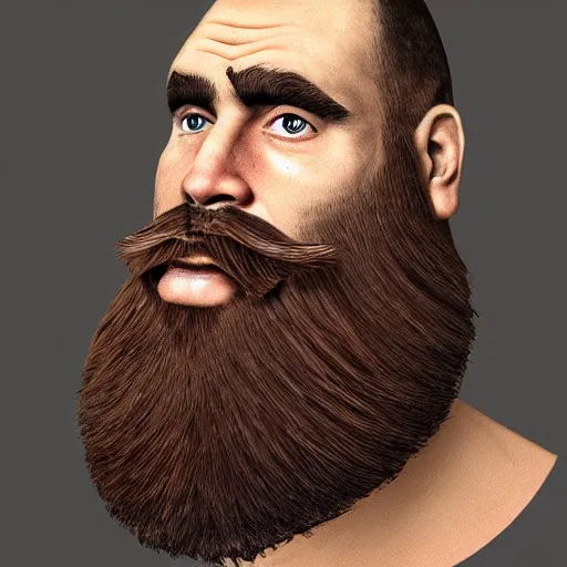 Prompt: beardthug, hyperrealistic