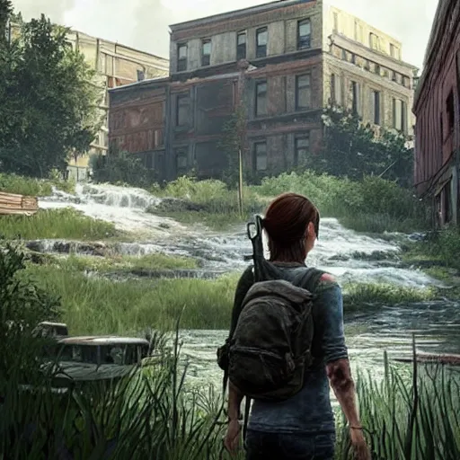 Image similar to a screen shot of the last of us part 2
