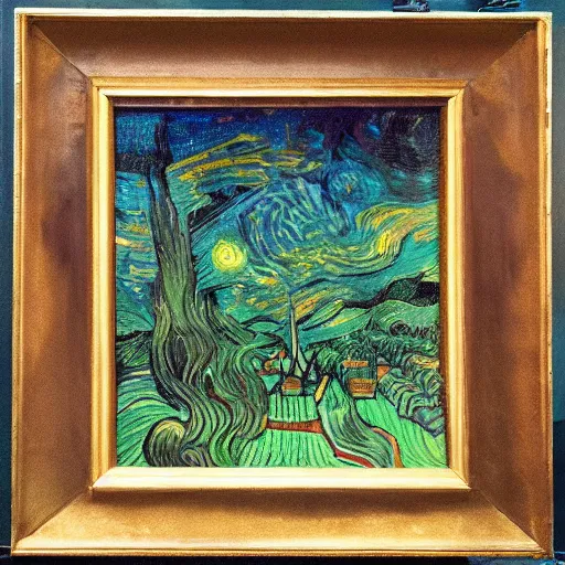 Image similar to “Cannibale Royale logo, an oil painting by van Gogh”