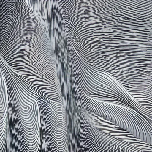 Image similar to smooth curvilinear dragonfly wings pattern by Zaha Hadid