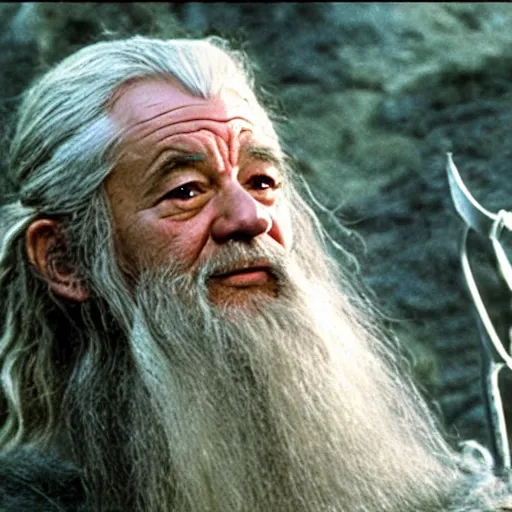 bill murray as gandalf in lord of the rings, film | Stable Diffusion