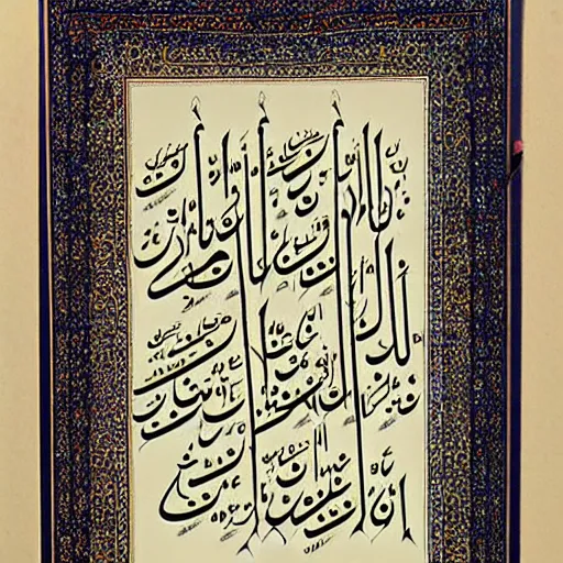 Image similar to Persian Calligraphy of the text سلام