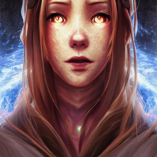 Prompt: photorealistic face portrait of asuna from sao in the style of michael whelan and gustave dore. hyperdetailed photorealism, 1 0 8 megapixels, fully clothed, lunar themed attire, amazing depth, glowing rich colors, powerful imagery, psychedelic overtones, 3 d finalrender, 3 d shading, cinematic lighting, artstation concept art