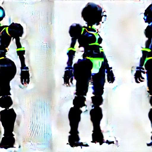 Image similar to professional engineering CAD exploded view of a realistic android bodyguard modeled after 2B nier automata, solidworks, catia, autodesk inventor, unreal engine, gynoid cad design inspired by Masamune Shirow and Boston Dynamics and Ross Tran and WLOP, product showcase, octane render 4k