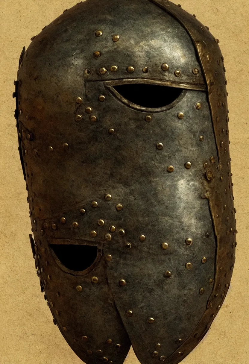 Image similar to a knight's helmet