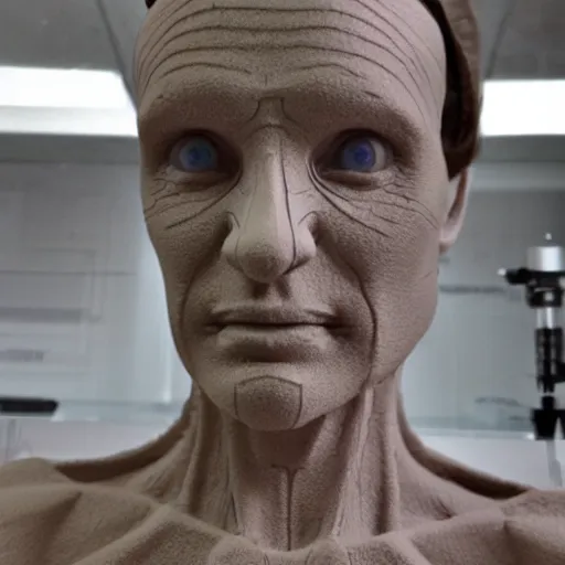Image similar to a 3D printed human