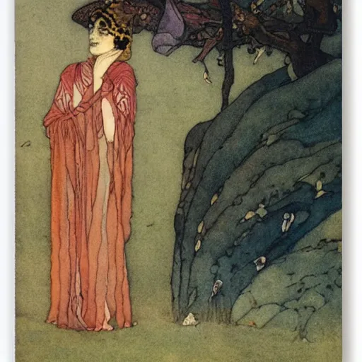 Prompt: artwork by edmund dulac