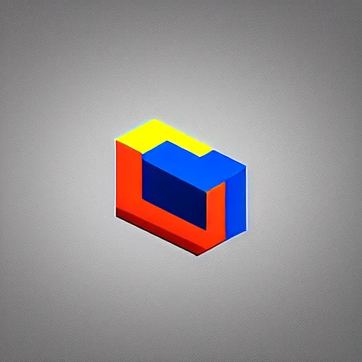 Image similar to isometric dropbox logo
