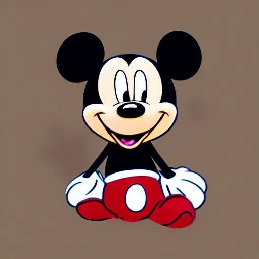 Image similar to [ mickey mouse ] in a horror game, [ digital art ]!!, 4 k quality