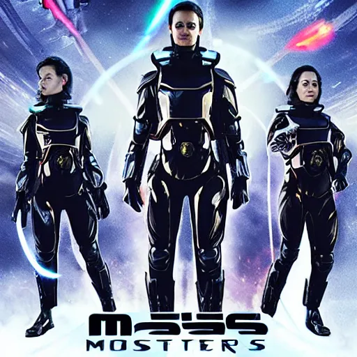 Prompt: a glossy promotional image for the upcoming epic sci-fi movie 'Masters of Orion'