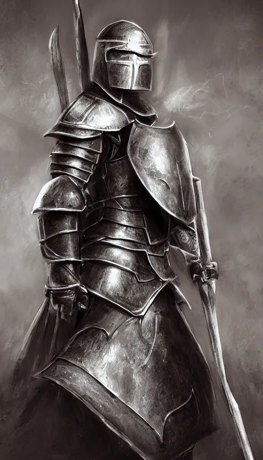 Image similar to warrior knight portrait