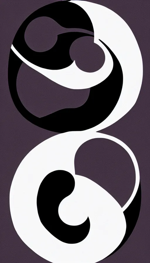 Prompt: Abstract representation of ying Yang concept, by Rebecca Sugar