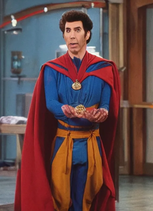 Image similar to Cosmo Kramer as Dr. Strange