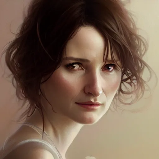 Prompt: beautiful natural Emily Mortimer, intricate, elegant, highly detailed, digital painting, artstation, concept art, smooth, sharp focus, illustration, art by artgerm and greg rutkowski and alphonse mucha and loish and WLOP