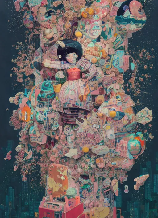 Image similar to photograph of a surreal contemporary ceramic sculpture, by victo ngai, by hikari shimoda