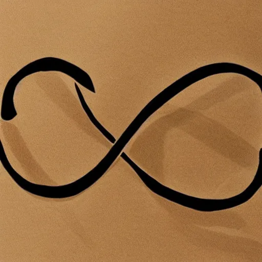 Image similar to infinity symbol with cat ears