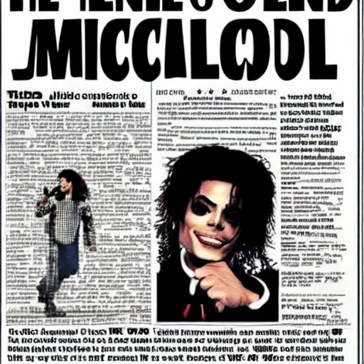 Image similar to the end of the world caused by Michael Jackson