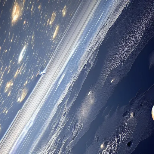 Prompt: image of earth as it is being hit by an asteroid, 4k, hyper realistic,