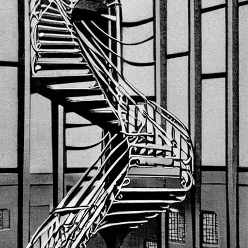 Image similar to Impossible staircase, mc escher
