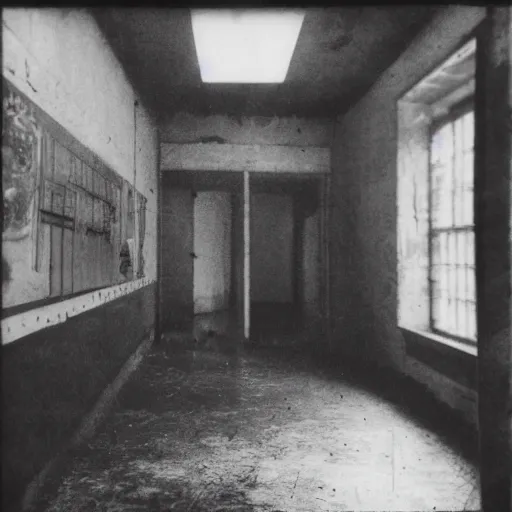 Prompt: a photo of a nostalgic, melancholic liminal space, creepy, memory