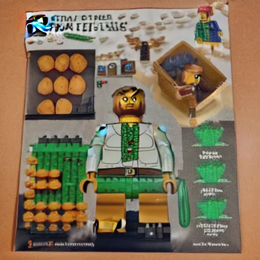 Image similar to lego Irish potato famine