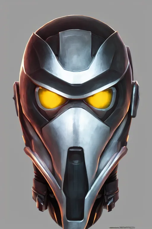 Image similar to epic mask helmet robot ninja portrait stylized as fornite style game design fanart by concept artist gervasio canda, behance hd by jesper ejsing, by rhads, makoto shinkai and lois van baarle, ilya kuvshinov, rossdraws global illumination radiating a glowing aura global illumination ray tracing hdr render in unreal engine 5