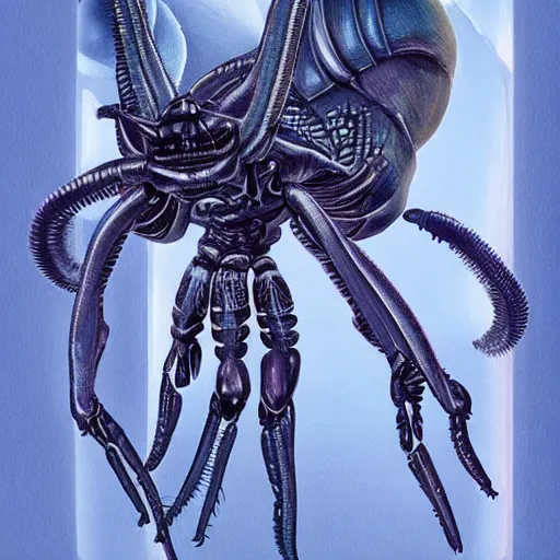 Image similar to alien arthropods