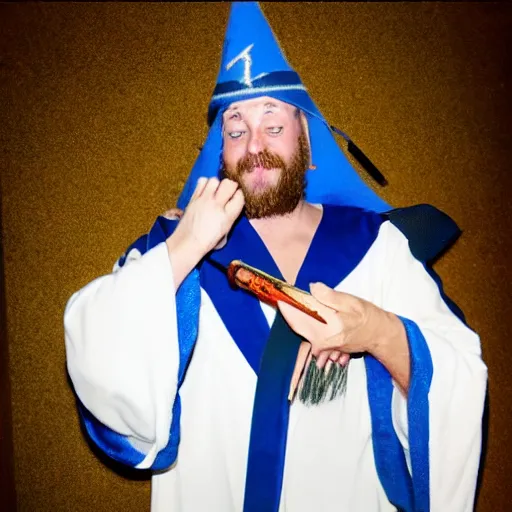 Prompt: I put on my robe and wizard hat