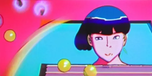 Image similar to girls playing ping pong in california, sprite, vaporwave nostalgia, directed by beat takeshi, visual novel cg, 8 0 s anime vibe, kimagure orange road, maison ikkoku, sketch by osamu tezuka, directed by makoto shinkai and beat takeshi