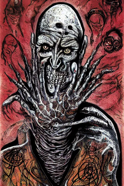 Image similar to tinnitus, by clive barker