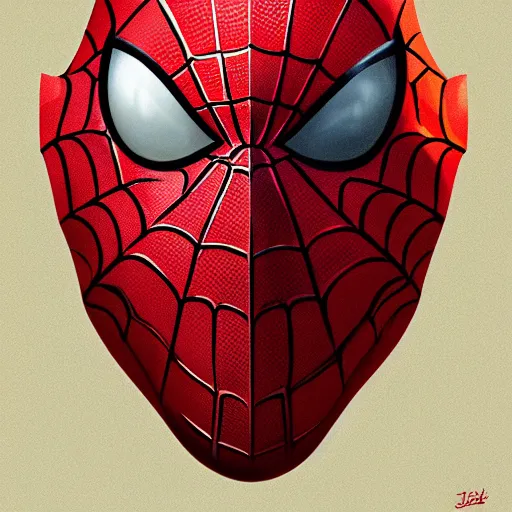 Image similar to face icon stylized minimalist spiderman, loftis, cory behance hd by jesper ejsing, by rhads, makoto shinkai and lois van baarle, ilya kuvshinov, rossdraws global illumination