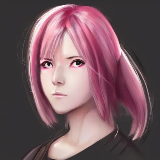 Image similar to Haruno Sakura by TUREwindwalker, YiQiang and ShuraKRGT, deviantart, gumroad, patreon, high quality, digital drawing