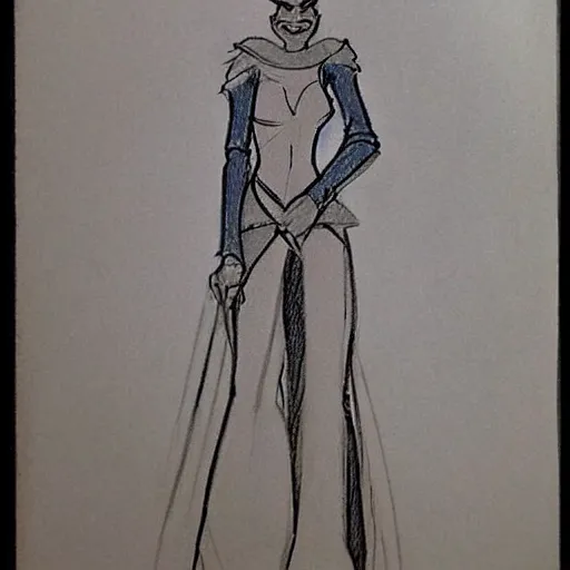 Image similar to milt kahl sketch of victoria justice as princess padme from star wars episode 3