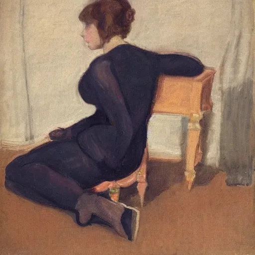 Image similar to a woman sitting on the ground with her legs crossed, a portrait by camille souter, featured on tumblr, arabesque, elegant, sensual, enchanting