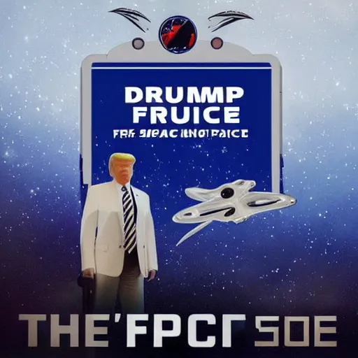 Image similar to Donald Trump's Space Force