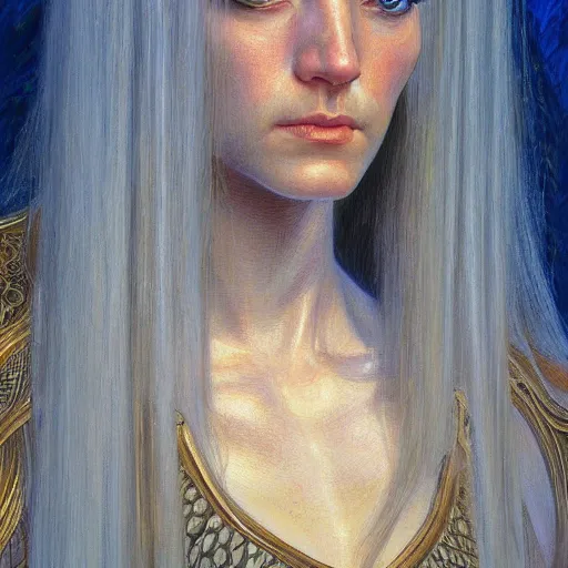 Prompt: Griffith, close-up portrait art by Donato Giancola and James Gurney, digital art, trending on artstation