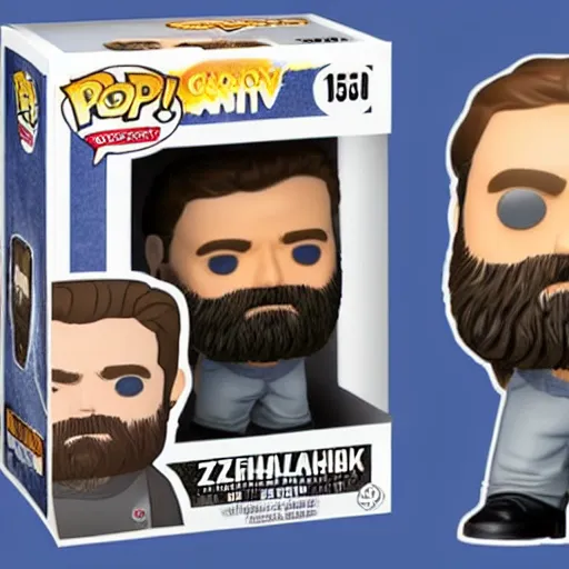 Image similar to short hair and gray beard zach galifianakis funko pop