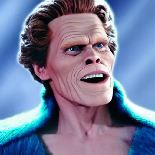 Prompt: william dafoe in a frozen costume