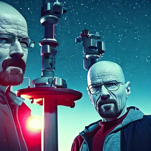 Image similar to breaking bad in space