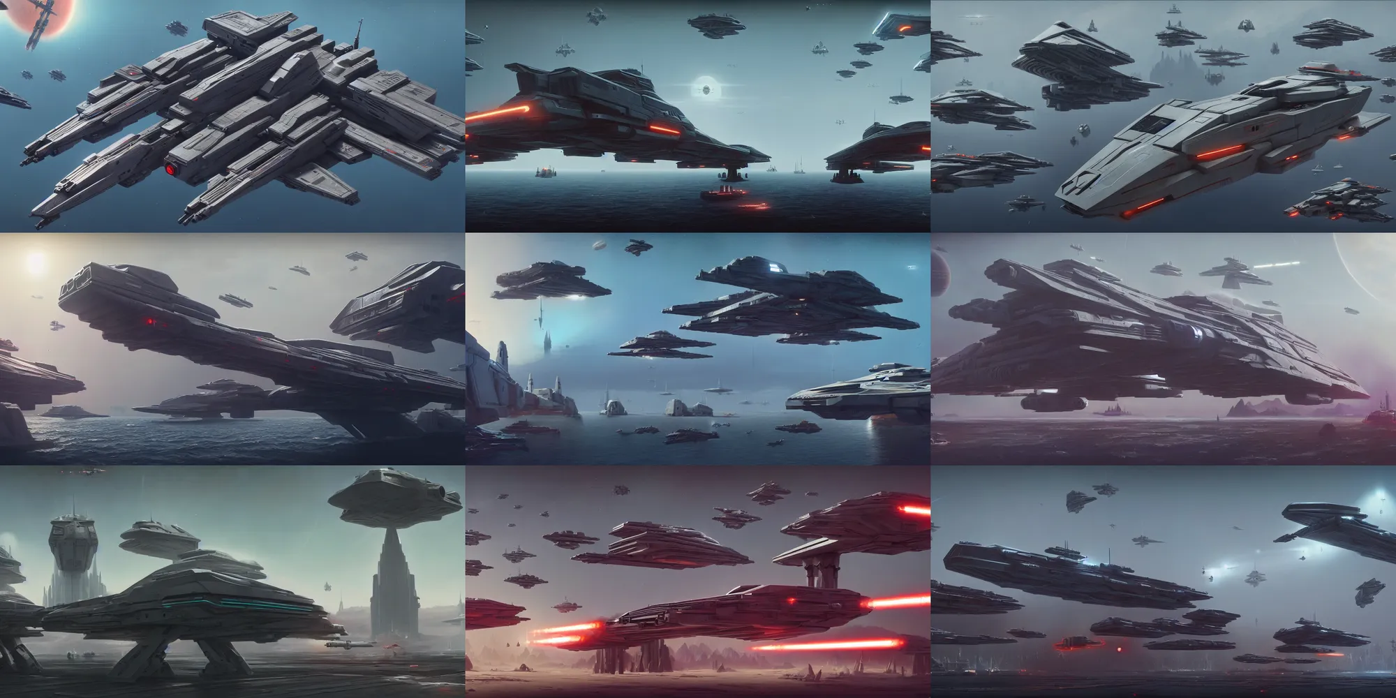 star citizen ship, starship, fleet, freighter, big, Stable Diffusion