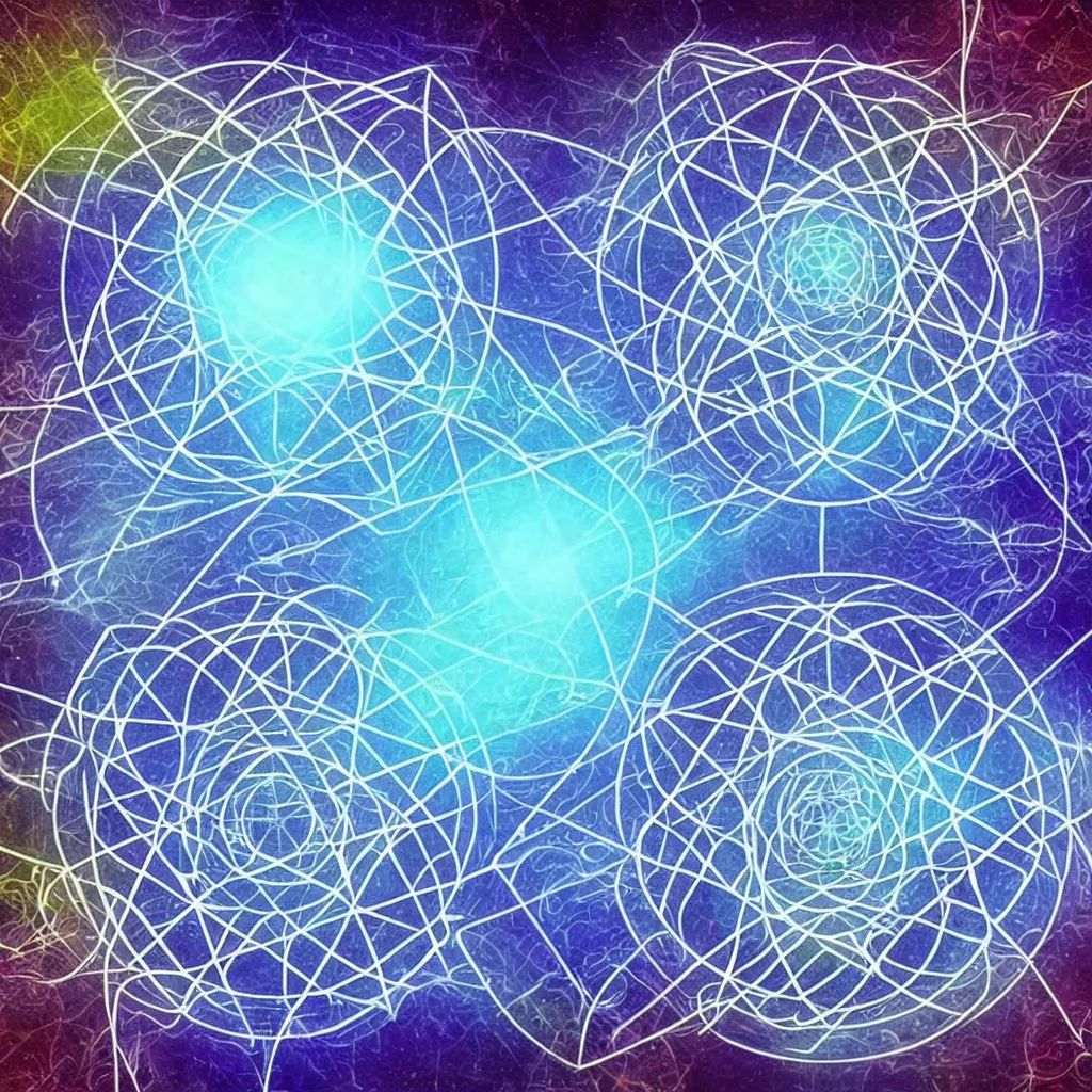 Image similar to quantum manifestation sacred geometry for healing and immune system supercharging boost, miraculous healing through image observation and understanding