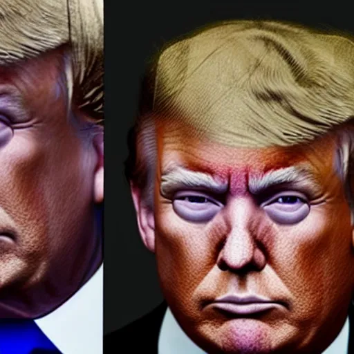 Image similar to color corrected Donald Trump