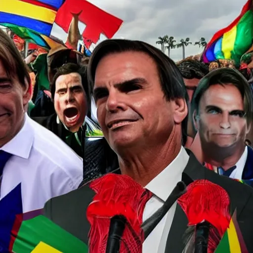 Prompt: gay Jair Bolsonaro