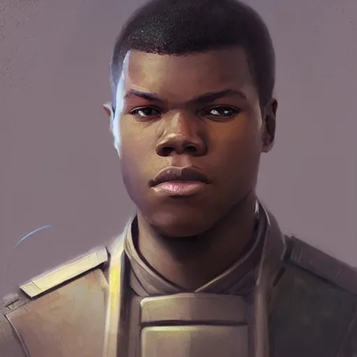 Image similar to portrait of a man by greg rutkowski, he looks like john boyega, star wars expanded universe, he is about 2 5 years old, wearing the tactical gear of the galactic alliance, digital painting, artstation, concept art, smooth, sharp foccus ilustration, artstation hq