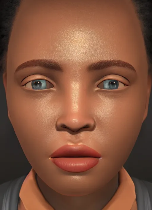 Image similar to close up portrait of anakristen bell, highly detailed, hd, beautiful, subsurface scattering, octane rendering