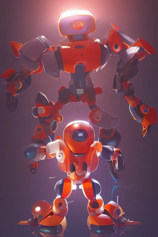 Image similar to metabots medabots medarotto medarot robot minimalist comics, behance hd by jesper ejsing, by rhads, makoto shinkai and lois van baarle, ilya kuvshinov, rossdraws global illumination ray tracing hdr radiating a glowing aura