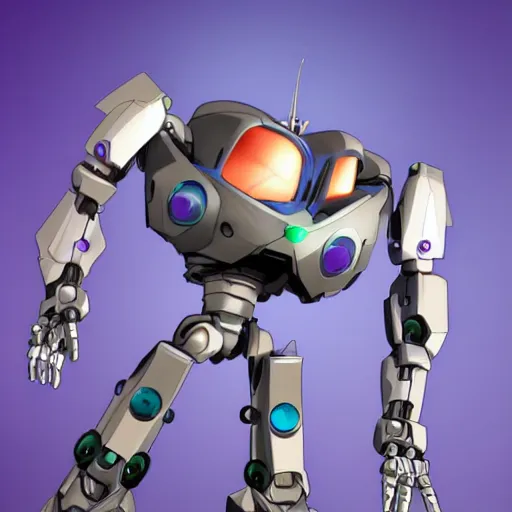 Prompt: Mecha with the shape of a Pixar mom