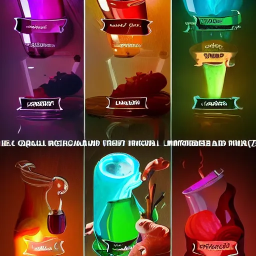 Image similar to Health Potion, dramatic light, glowing liquid, artstation